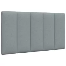 vidaXL világosszürke szövet fejtámla párna 80 cm