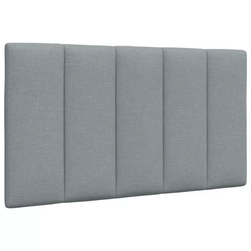 vidaXL világosszürke szövet fejtámla párna 80 cm