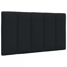 vidaXL fekete szövet fejtámla párna 80 cm