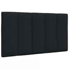 vidaXL fekete szövet fejtámla párna 90 cm
