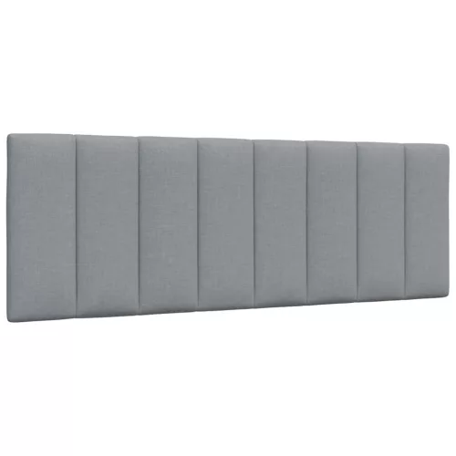 vidaXL világosszürke szövet fejtámla párna 120 cm