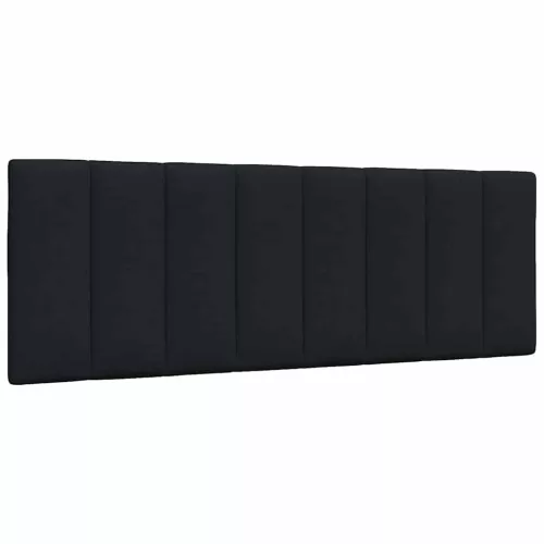 vidaXL fekete szövet fejtámla párna 140 cm
