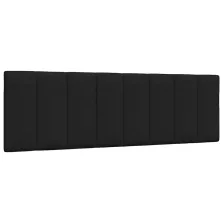 vidaXL fekete szövet fejtámla párna 160 cm