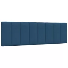 vidaXL kék szövet fejtámla párna 160 cm