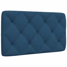 vidaXL kék szövet fejtámla párna 80 cm