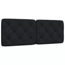 vidaXL fekete szövet fejtámla párna 120 cm