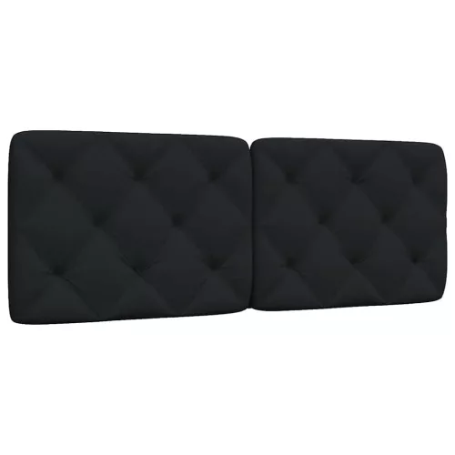 vidaXL fekete szövet fejtámla párna 120 cm