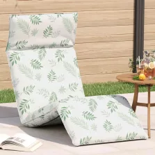   vidaXL oxford-szövet összecsukható napozóágy levélminta 175x54x8,5 cm