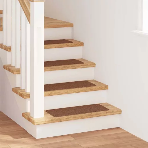 vidaXL Csúszásmentes Lépcsőszőnyegek 15 pcs Sárga 60 x 25 cm PP