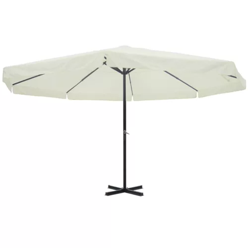 vidaXL fehér alumínium napernyő 500 cm
