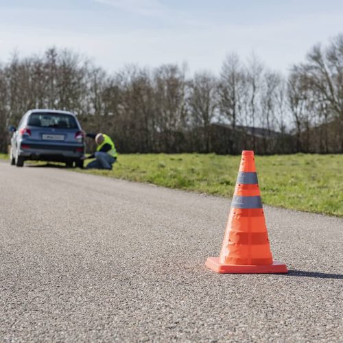 ProPlus összecsukható biztonsági bója LED-ekkel