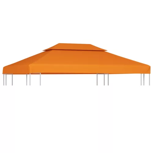 vidaXL narancssárga csere pavilon ponyvatető 310 g/m² 3 x 4 m
