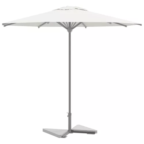 vidaXL 2 db szürke gránit háromszög alakú esernyő súlytárcsa 14 kg