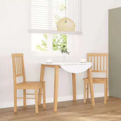 vidaXL 2 db tömörfa gumiból készült étkezőszékek