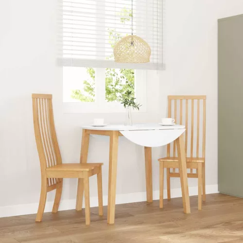 vidaXL 2 db tömörfa gumiból készült étkezőszékek