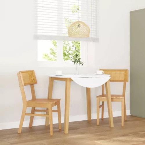 vidaXL 2 db tömörfa gumiból készült étkezőszékek