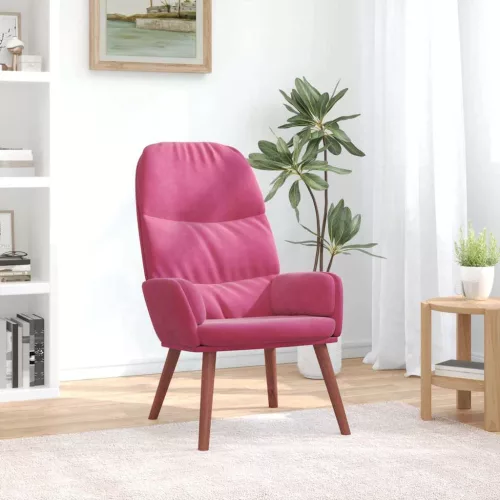 vidaXL bordó bársony pihenőfotel