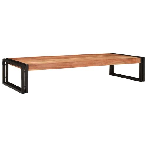 vidaXL Fürdőszobai polc polcokkal Barna 120 x 50 x 23 cm Tömör Akácfa
