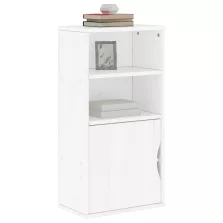   vidaXL oldalsó szekrény ODDA fehér 40x24x79 cm tömörfa fenyőfa