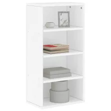   vidaXL oldalsó szekrény ODDA fehér 40x24x79 cm tömörfa fenyőfa