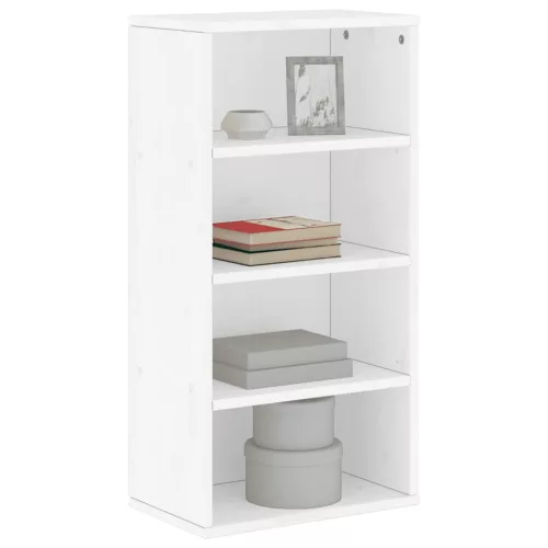vidaXL oldalsó szekrény ODDA fehér 40x24x79 cm tömörfa fenyőfa