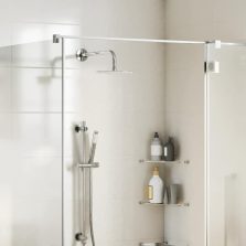   vidaXL kerek rozsdamentes acél esőztető zuhanyrózsa 25 cm