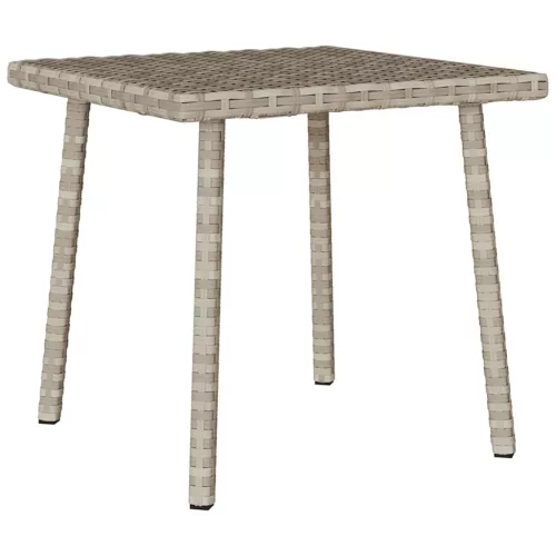 vidaXL téglalap polyrattan kerti dohányzóasztal 40x40x37cm