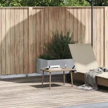   vidaXL téglalap bézs polyrattan kerti dohányzóasztal 60x40x37cm