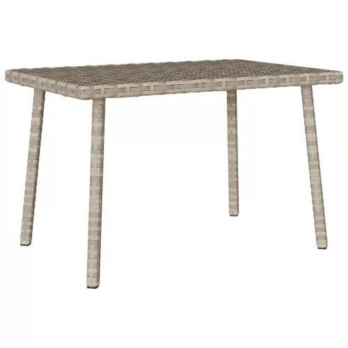 vidaXL téglalap polyrattan kerti dohányzóasztal 60x40x37cm