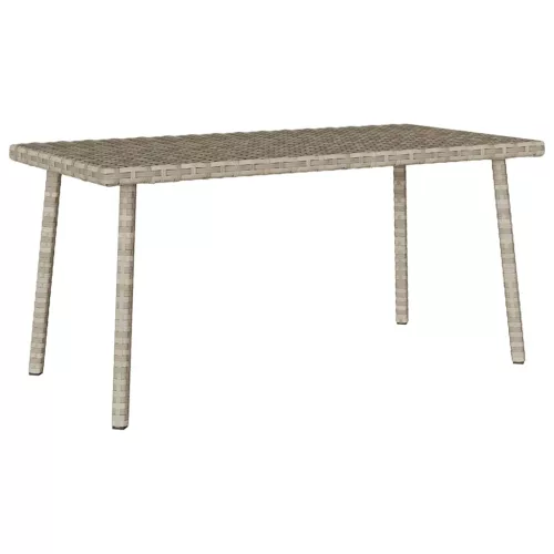 vidaXL téglalap polyrattan kerti dohányzóasztal 80x40x37cm