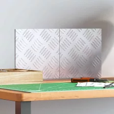 vidaXL Rácsos lemezek 2 pcs Ezüst 20 x 20 cm Alumínium