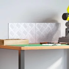 vidaXL Rácsos lemezek 2 pcs Ezüst 30 x 20 cm Alumínium