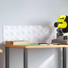 vidaXL Rácsos lemezek 2 pcs Ezüst 50 x 25 cm Alumínium