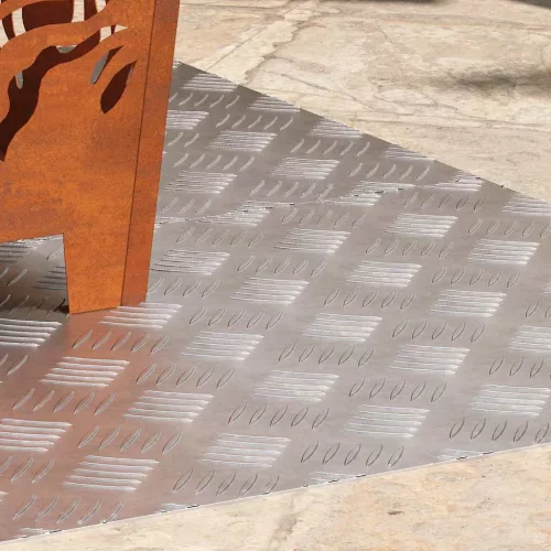 vidaXL Rácsos lemezek 2 pcs Ezüst 100 x 50 cm Alumínium