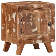   vidaXL éjjeliszekrény 40x32x46 cm tömör újrahasznosított fa