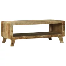   vidaXL Dohányzóasztal Barna 90 x 50 x 35 cm Tömör Mangófát