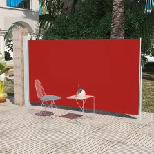 vidaXL veranda, terasz válaszfal 160 x 300 cm piros