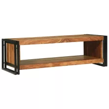   vidaXL Dohányzóasztal Barna 120 x 50 x 38 cm Tömör Akácfa