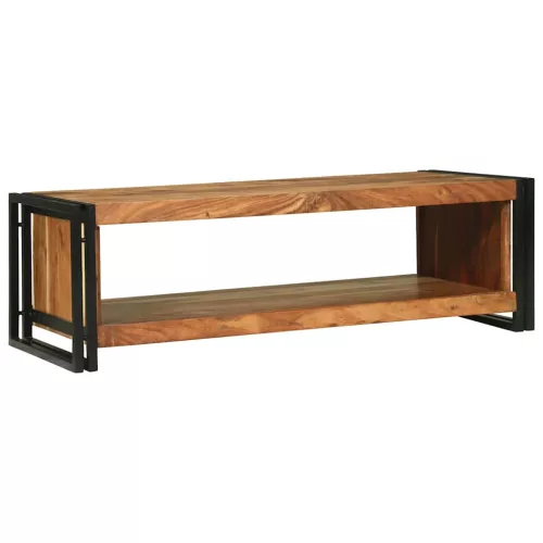 vidaXL Dohányzóasztal Barna 120 x 50 x 38 cm Tömör Akácfa