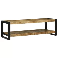   vidaXL Dohányzóasztal Barna 120 x 50 x 38 cm Tömör Mangófát