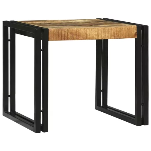 vidaXL Dohányzóasztal 2 pcs Barna 48 x 40 x 40 cm Tömör Mangófát