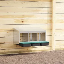 vidaXL fészekrakó doboz 3 rekeszes falra szerelhető