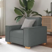 vidaXL sötétszürke szövet kanapéfotel 60 cm
