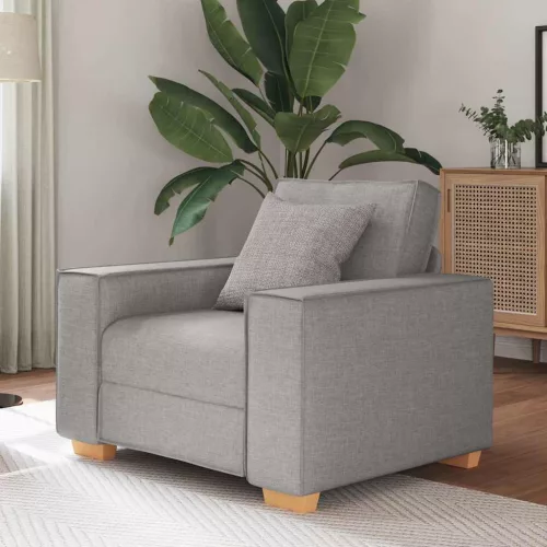 vidaXL felhőszürke szövet kanapéfotel 60 cm