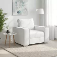vidaXL Kanapé Fehér 100 x 80 x 84 cm szövet