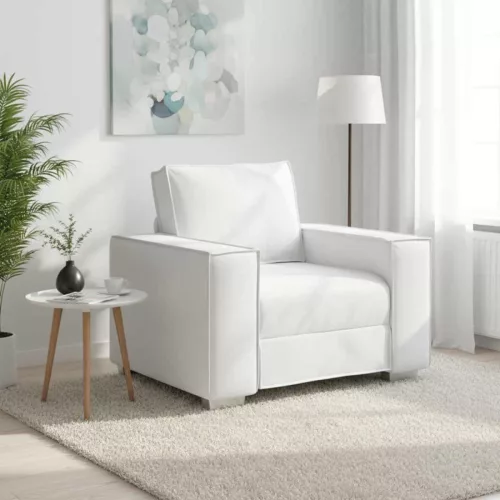 vidaXL Kanapé Fehér 100 x 80 x 84 cm szövet