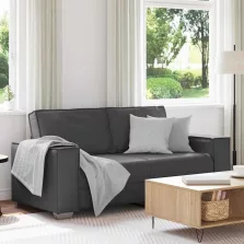   vidaXL Kanapéfotel párnával Szürke 180 x 78 x 84 cm Mübőr