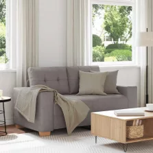 vidaXL tópszínű szövet loveseat kanapé 120 cm