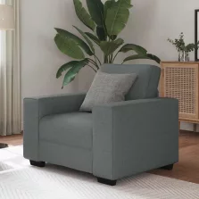 vidaXL sötétszürke szövet kanapéfotel 60 cm