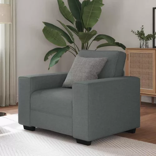 vidaXL sötétszürke szövet kanapéfotel 60 cm
